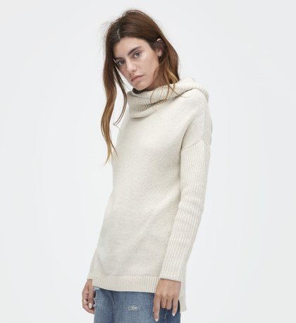Women\'s UGG Tunic Sweater CREAM HEATHER