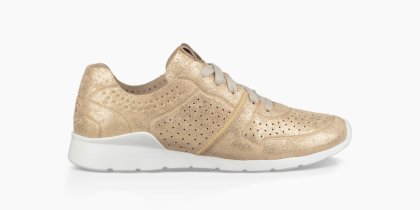 Women\'s UGG Tye Stardust Sneaker GOLD