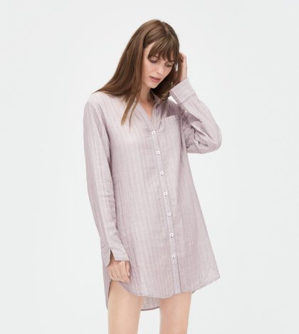 Women\'s UGG Vivian Stripe Sleep Shirt DUSK