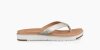 Women's UGG Lorrie Metallic Flip Flop SILVER
