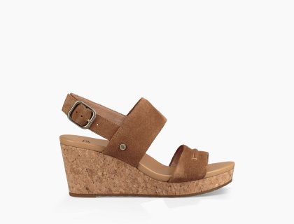 Women\'s UGG Elena II Wedge CHESTNUT