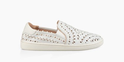 Women\'s UGG Cas Perf Slip-On WHITE