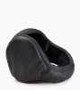 Men's UGG Leather Wrap Around Earmuff BLACK