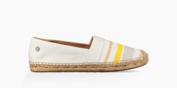 Women's UGG Renada Stripe Flat WHITE