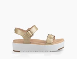 Women's UGG Angie Metallic Sandal GOLD
