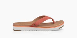 Women's UGG Lorrie Flip Flop FUSION CORAL