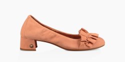 Women's UGG Fifi Ruffle Block Heel SUNTAN