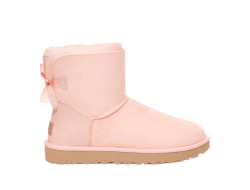 Women's UGG MINI BAILEY BOW II BOOT ROSE MALLOW