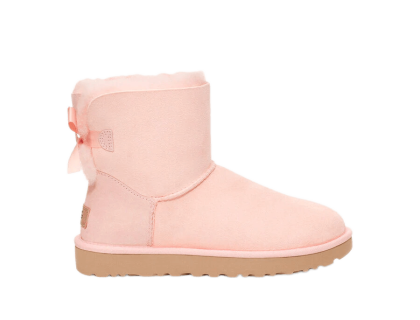 Women\'s UGG MINI BAILEY BOW II BOOT ROSE MALLOW
