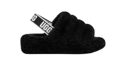UGG Slippers FLUFF YEAH SLIDE BLACK