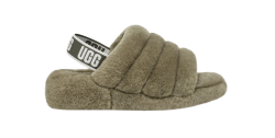 UGG Slippers FLUFF YEAH SLIDE BURNT OLIVE