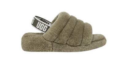 UGG Slippers FLUFF YEAH SLIDE BURNT OLIVE