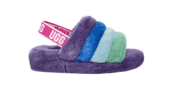 UGG PRIDE FLUFF YEAH SLIDE PRIDE RAINBOW PURPLE