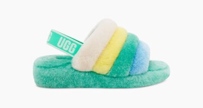 UGG Slippers FLUFF YEAH SLIDE TIDE POOL MULTI