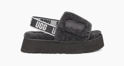 UGG Slippers DISCO SLIDE DARK GREY