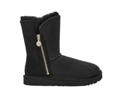UGG Bailey Zip Short Classic Boots BLACK