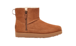 UGG CLASSIC ZIP MINI CHESTNUT