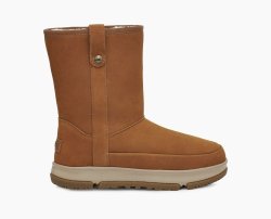 UGG CLASSIC WEATHER SHORT BOOTS CHESTNUT