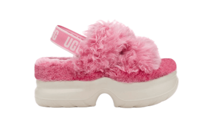 UGG FLUFF SUGAR PLATFORM PINK