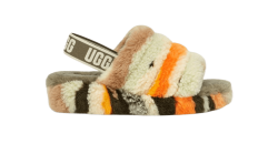Women's UGG FLUFF YEAH SLIDE CALI COLLAGE OLIVE
