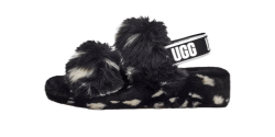 UGG Slippers OH YEAH SPOTS BLACK