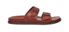 Men's UGG WAINSCOTT BUCKLE SLIDE COGNAC LEATHER