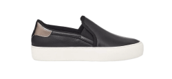 UGG CAHLVAN BLACK LEATHER