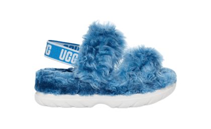UGG FLUFF SUGAR SANDAL BLUE