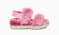 UGG FLUFF SUGAR SANDAL PINK