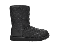 UGG CLASSIC SHORT II QUILTED WHITE