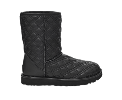 UGG CLASSIC SHORT II QUILTED WHITE