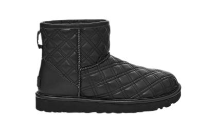 UGG CLASSIC MINI II QUILTED Boots BLACK