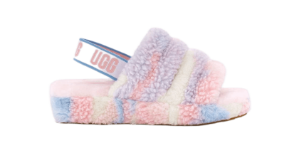 MEN\'s UGG FLUFF YEAH SLIDE CALI COLLAGE SLIPPER