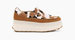UGG Marin Slip On Cow Print Platform
