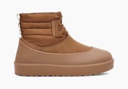 UGG CLASSIC MINI LACE-UP WEATHER BOOTS