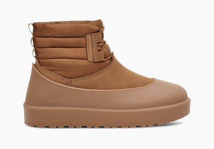 UGG CLASSIC MINI LACE-UP WEATHER BOOTS
