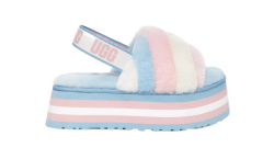 MEN's UGG PRIDE DISCO STRIPE SLIDE SLIPPER
