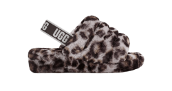 UGG FLUFF YEAH SLIDE PANTHER PRINT Slippers