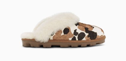 UGG Coquette Cow Print Slipper