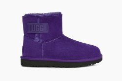 UGG MINI BAILEY LOGO STRAP BOOTs
