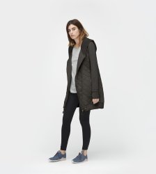 Women's UGG Kayla Longline Hoodie BLACK BEAR HEATHER
