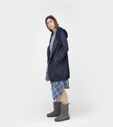 Women's UGG Kayla Longline Hoodie NAVY HEATHER