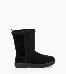 Women's UGG Classic Short Waterproof BLACK