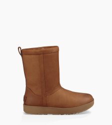 Women's UGG Classic Short L Waterproof CHESTNUT