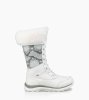 Women's UGG Adirondack Tall III Snake WHITE