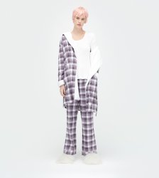 Women's UGG Anika Plaid Robe NIGHTSHADE