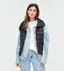 Women's UGG Down Vest BLACK