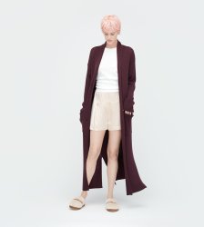 Women's UGG Wool Maxi Boyfriend Cardi PORT