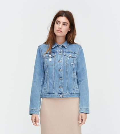 Women\'s UGG Vintage Denim Jacket BLUE DENIM