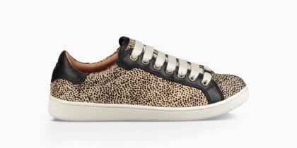 Women\'s UGG Milo Exotic BLACK / TAN DOTTED
